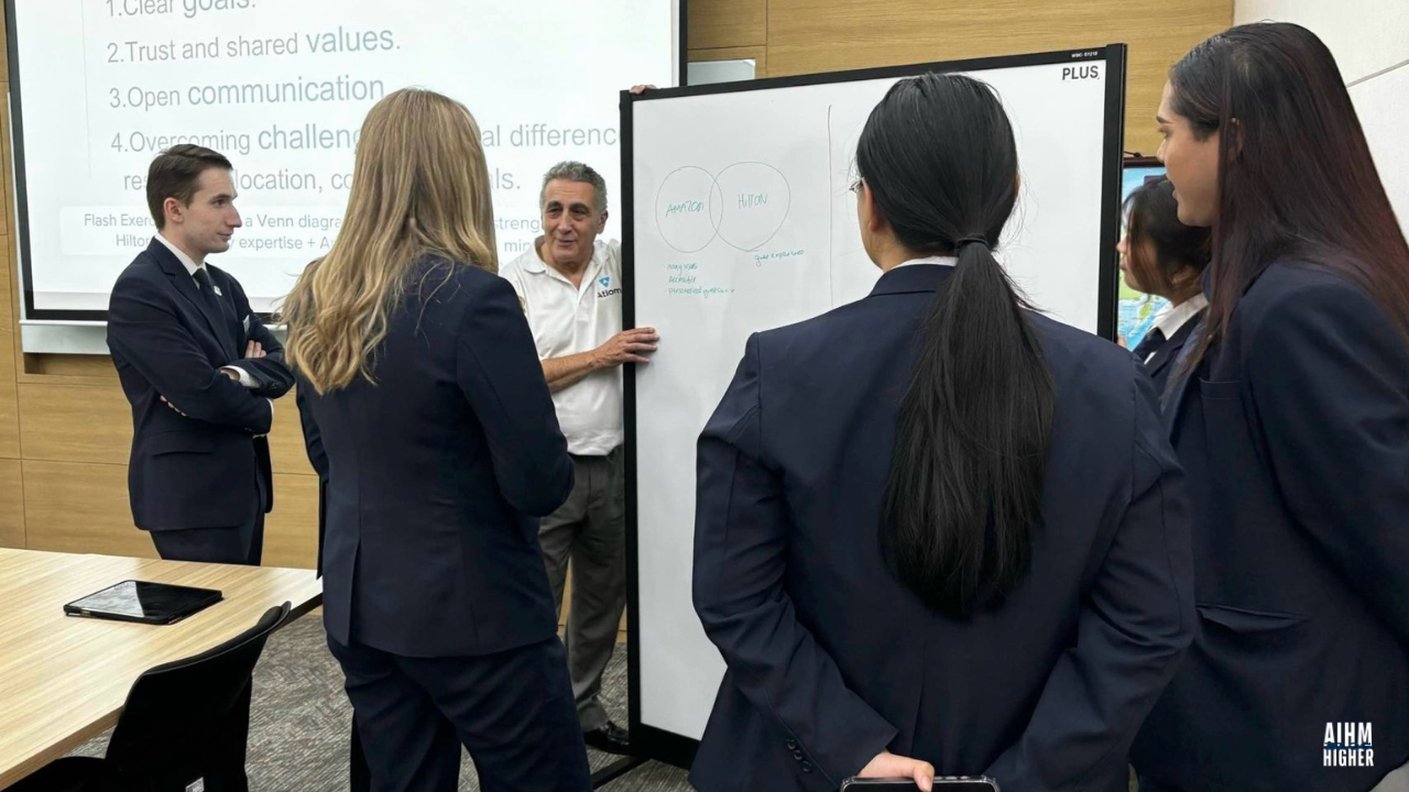 AIHM Hospitality Student join the Guest Speaker Series